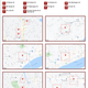 A sample page of PredPol predictions for the town of Haverhill, Mass. Each address marks the center of a 500-by-500-foot box where the software recommends that officers patrol that shift.